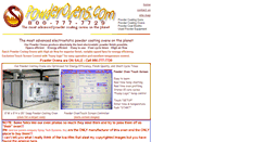 Desktop Screenshot of powderovens.com