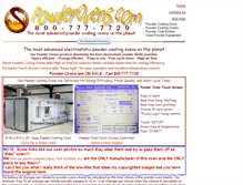 Tablet Screenshot of powderovens.com